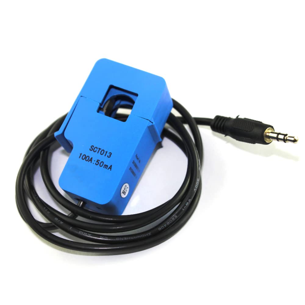 DollaTek SCT-013-000 Transformateur à Noyau divisé de capteur de Courant Alternatif Non invasif 100A